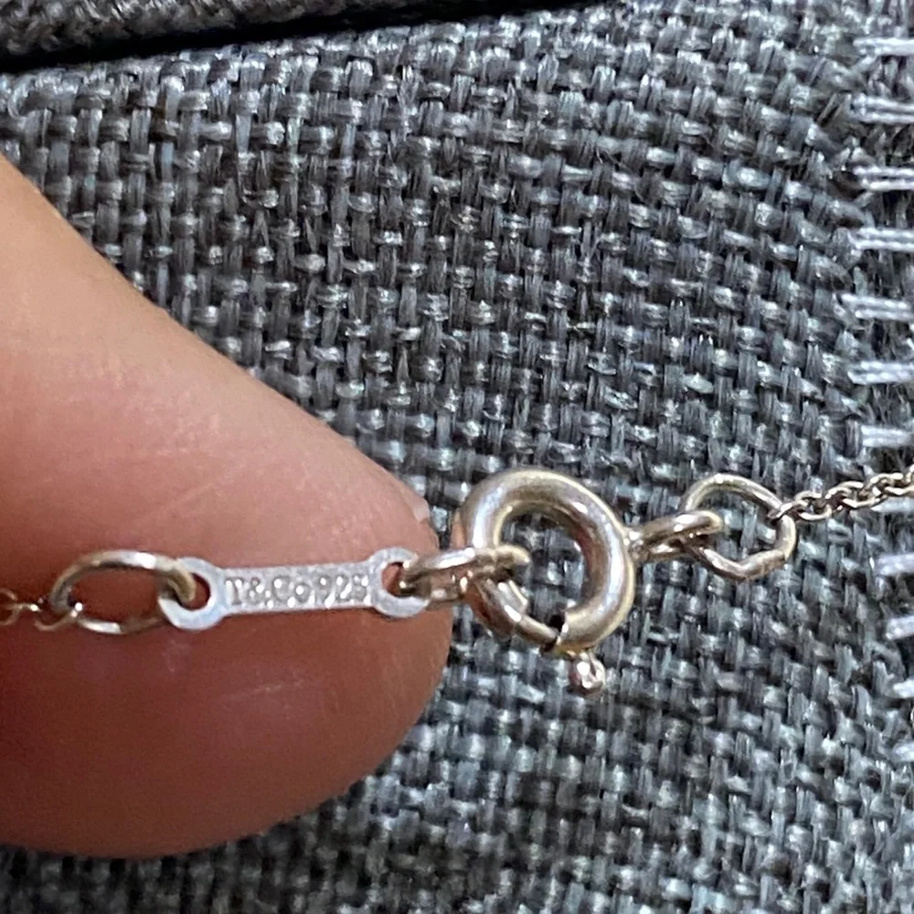 Tiffany & Co. Silver Loving Heart Necklace - Picture 7 of 8